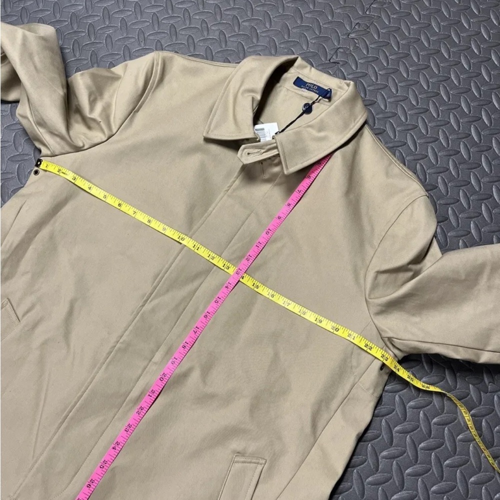 Ralph Lauren Men's Beige Cotton Gabardine Trench Coat Size XLarge XL Ret… - Picture 7 of 16